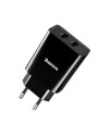 Baseus wall charger adapter 2x USB 2.1A 10,5W black (CCFS-R01)