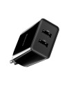 Baseus wall charger adapter 2x USB 2.1A 10,5W black (CCFS-R01)