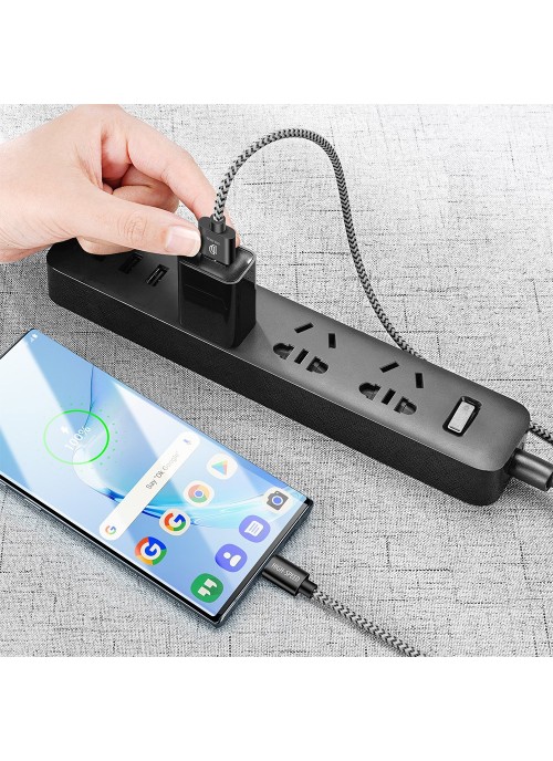 3st USB/USB-C Datakablar • Familjepack • Dux Ducis K-ONE Series • 0.25-2m • Svart