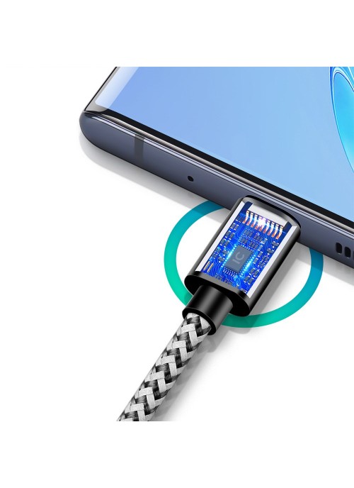 3st USB/USB-C Datakablar • Familjepack • Dux Ducis K-ONE Series • 0.25-2m • Svart