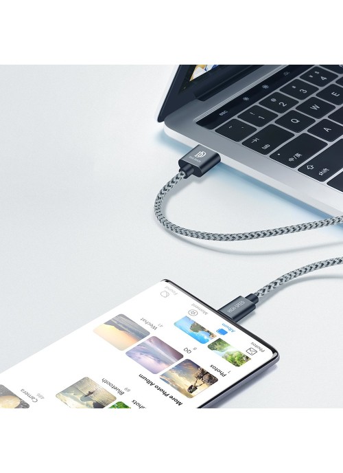 3st USB/USB-C Datakablar • Familjepack • Dux Ducis K-ONE Series • 0.25-2m • Svart