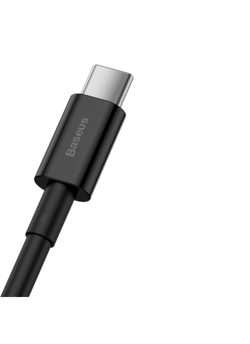Ladd/Datakabel • USB/USB-C • 2m • 66W/6A • Baseus • Svart