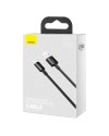 Ladd/Datakabel • USB/USB-C • 2m • 66W/6A • Baseus • Svart