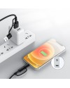 Laddkabel • Joyroom 4in1 • USB-C/USB till USB-C/lightning • QC3.0/PD 60W • 1.8m • Svart