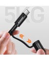 Laddkabel • Joyroom 4in1 • USB-C/USB till USB-C/lightning • QC3.0/PD 60W • 1.8m • Svart