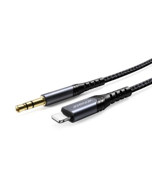 Audiokabel • Lightning / 3.5mm • Joyroom • 2m • Svart