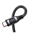Datakabel • USB-C • 5A Quick Charge 3.0 • 1m • Baseus • Grå