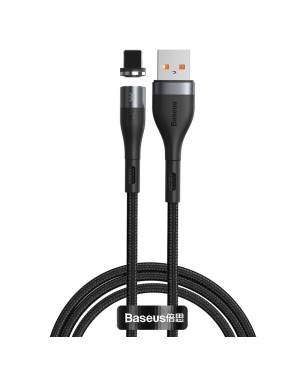 Magnetisk laddkabel • Lightning • 1m • 2.4A • Baseus Zinc • Svart