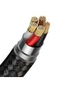 Magnetisk laddkabel • USB-C • 1m • 2.4A • Baseus Zinc • Svart