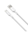 Laddkabel • USB/USB-C • 2st 1.5m • Vit • Baseus