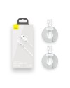 Laddkabel • USB/USB-C • 2st 1.5m • Vit • Baseus