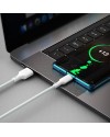 Laddkabel • USB/USB-C • 2st 1.5m • Vit • Baseus