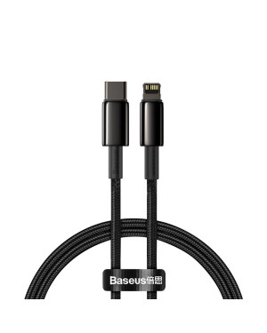 Laddkabel - USB-C/Lightning • 2m • Baseus PD20W • Svart