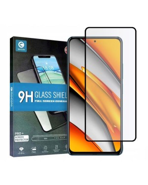 Xiaomi Poco F3 / Mi 11i • Skärmskydd • Full Cover Glue • Mocolo • Svart