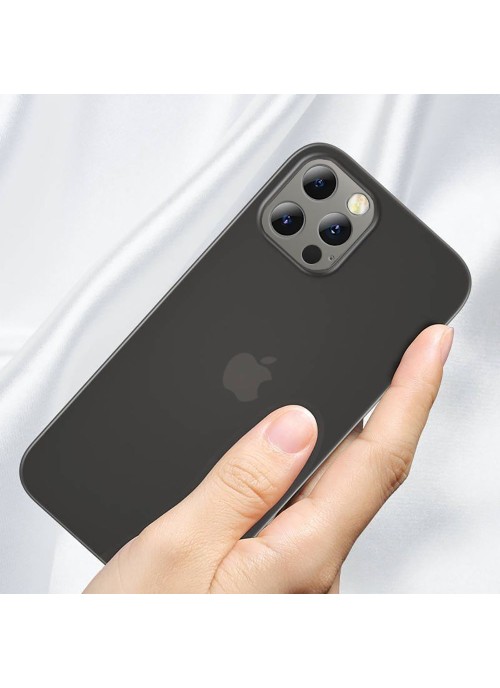 iPhone 13 Pro • Mobilskal • UltraSlim • Matt/Transparent/Svart