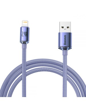 Ladd/Datakabel • USB-A/Lightning • 1.2m • Baseus • Lila