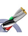 Ladd/Datakabel • USB-A/Lightning • 1.2m • Baseus • Lila
