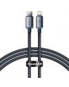 Ladd/Datakabel • USB-C/Lightning • 1.2m • PD20W • Baseus • Svart