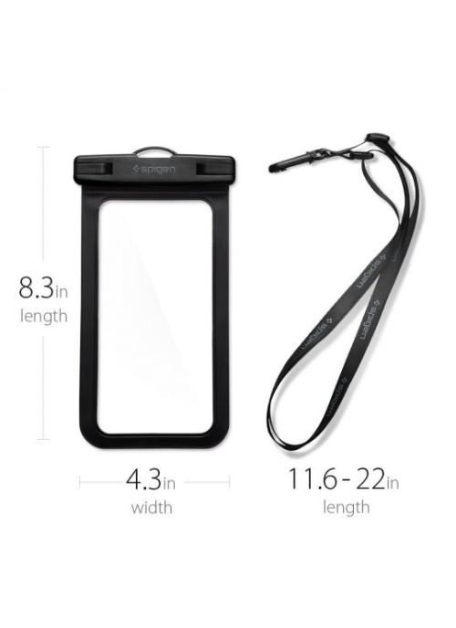 Spigen A600 - Universal vattentät väska - IPX8 - 170x100mm - svart
