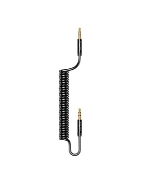 Audiokabel • Elastisk • 3.5mm/3.5mm • USAMS • Svart