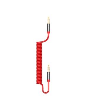 Audiokabel • Elastisk • 3.5mm/3.5mm • USAMS • Röd