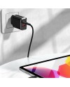Strömadapter • 2-portar 1xUSB-C+1xUSB T35 20W • PD3.0 +QC3.0 • USAMS
