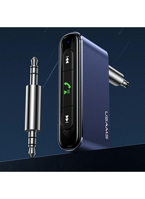Adapter Audio • Bluetooth 5.0 • 3.5mm • USAMS • Grå