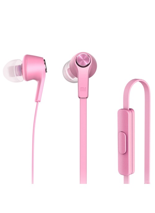 Hörlurar med mikrofon - Xiaomi - Deep Bass - 1.25m - 3.5mm - Rosa