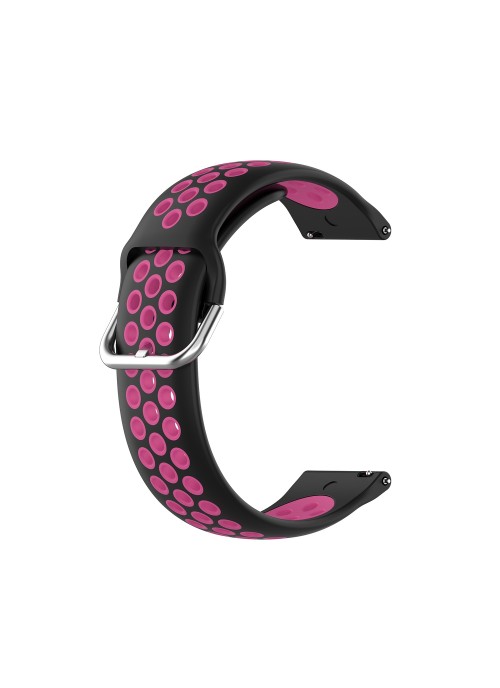 Armband • 20mm fattning • Twin Sport Universal • Rosa/Svart