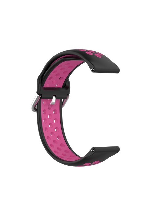 Armband • 20mm fattning • Twin Sport Universal • Rosa/Svart