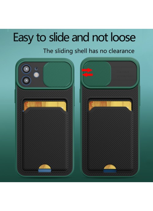 iPhone 13 Pro • Mobilskal • Linskydd/Kortfack • Svart